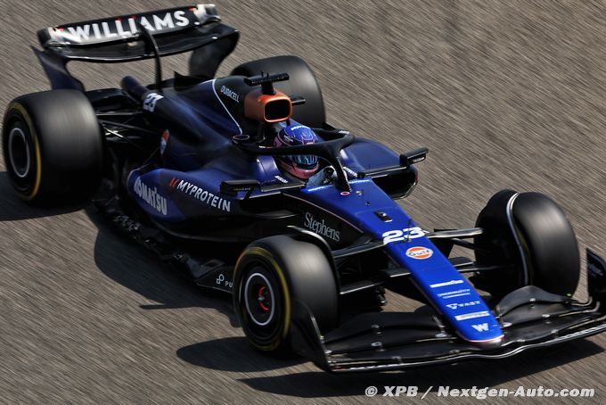 Albon : Williams F1 a progressé (...)