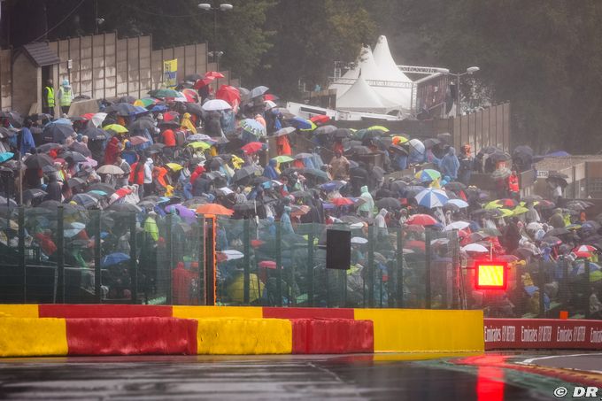 Le GP de Belgique F1 interdit l'alco