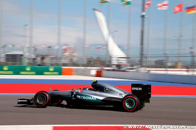Pole pour Rosberg à Sotchi, nouveau