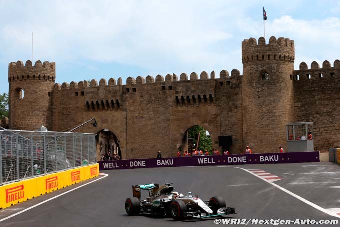 Baku, FP2: Hamilton maintains control in