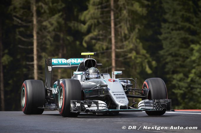Cinq places de pénalité pour Rosberg !