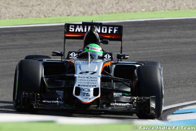 Force India a insisté sur les pneus