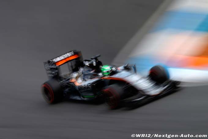 Les deux Force India en Q3, Hulkenberg