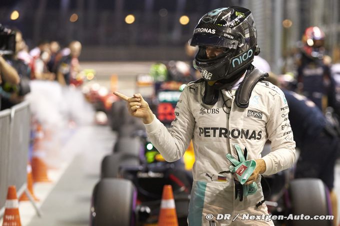Wolff se réjouit de la pole de Rosberg