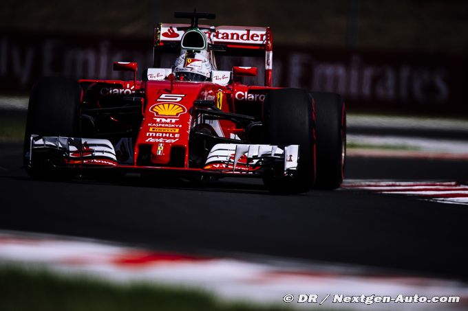 La Ferrari de Vettel aime la chaleur de