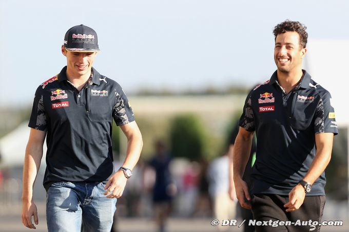 Ricciardo et Verstappen, deux pilotes