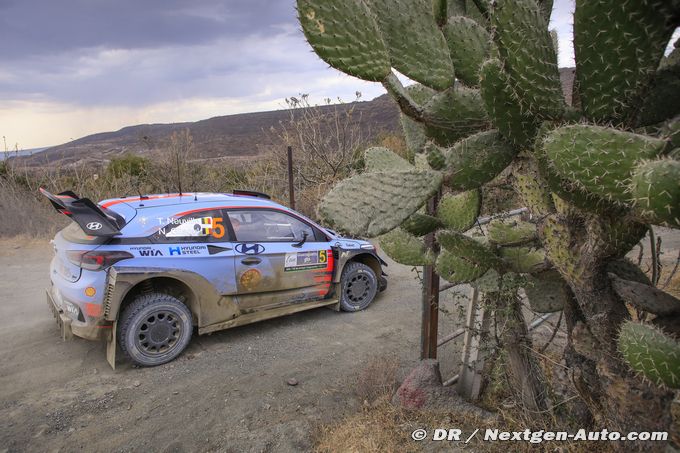 Neuville tops Mexico warm-up