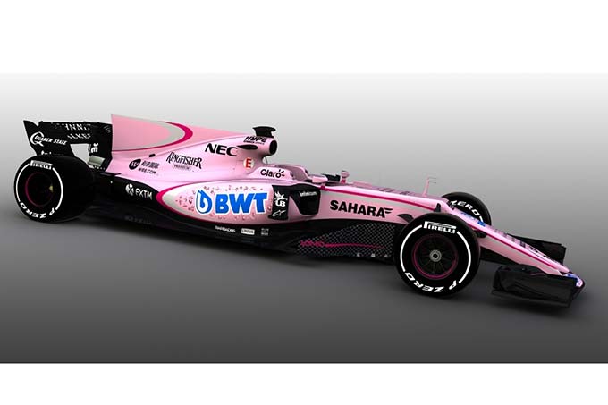 Force India vire au rose
