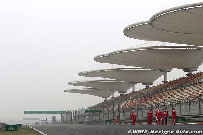 Le Grand Prix de Chine reste programmé à