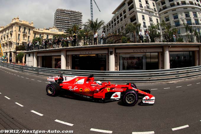 Monaco, FP2: Vettel ups the pace (...)
