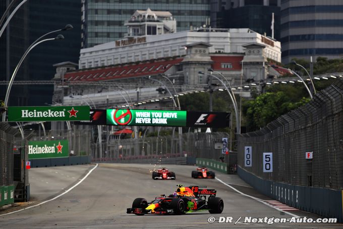 Singapore, FP3: Verstappen quickest in