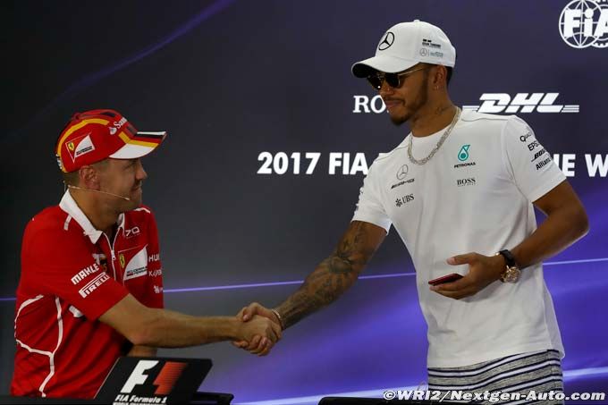 Vettel et Hamilton veulent rejoindre