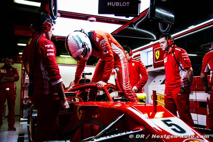 Vettel : Ferrari est en bonne forme mais