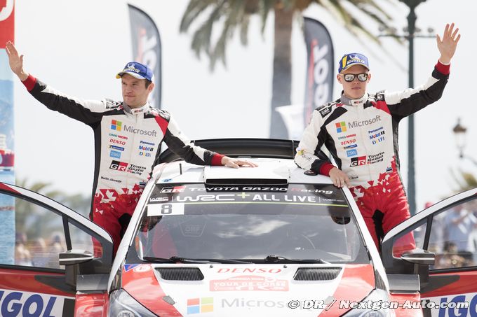 Tänak takes second for Toyota in Corsica