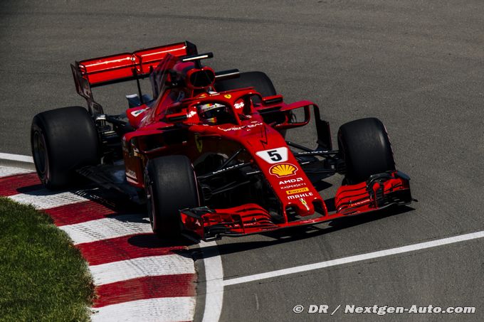 Vettel takes pole position in Canada