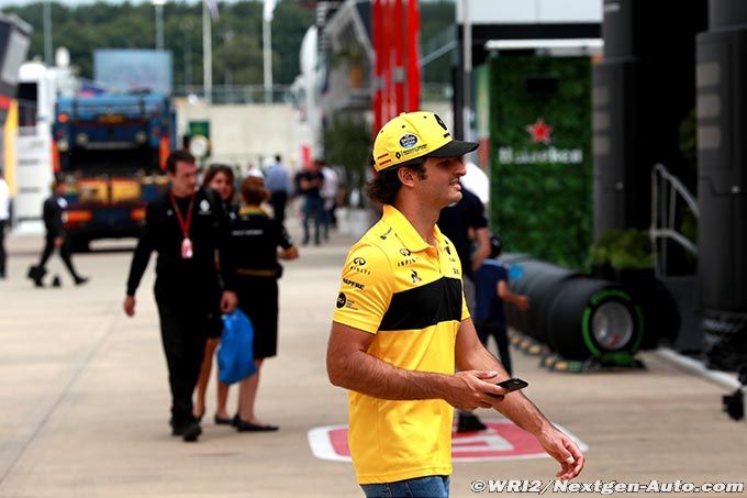 Sainz préfèrerait rester chez Renault