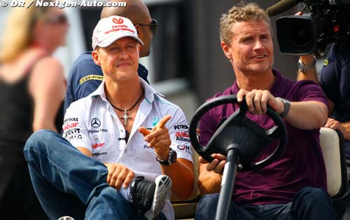 Coulthard pousse Di Resta chez Mercedes