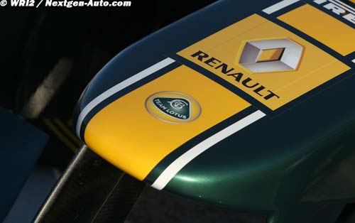 Team Lotus prolonge avec Renault (...)