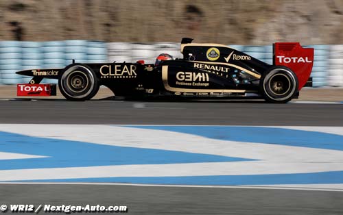 La Lotus impressionne beaucoup à Jerez