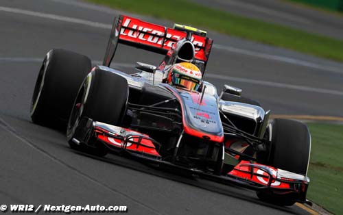 Hamilton en pole position à Melbourne