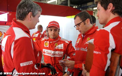 Ferrari officialise le rôle secondaire