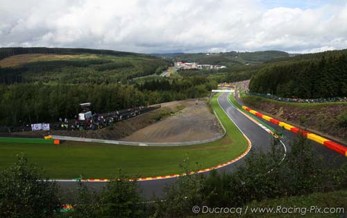 La F1 reviendra à Spa jusqu'en 2015