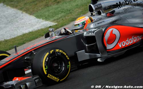 Hamilton en pole, Grosjean sur la (...)
