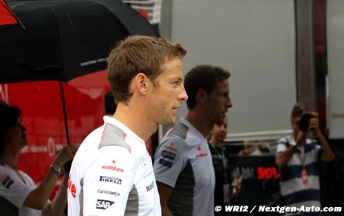 Button not denying contact with Ferrari