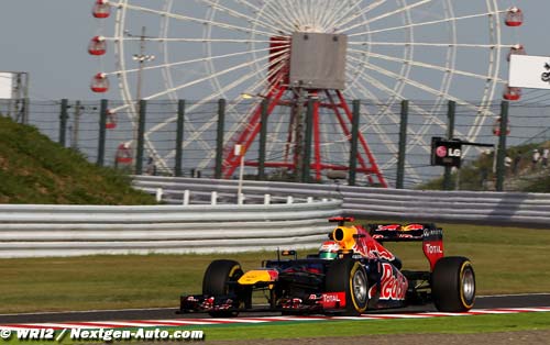 Victoire tranquille de Vettel à Suzuka