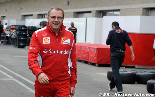 Domenicali a le sourire chez Ferrari