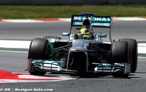 Barcelone : Rosberg en pole, Hamilton à