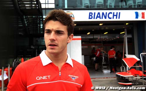 Bianchi confirmé chez Marussia en 2014