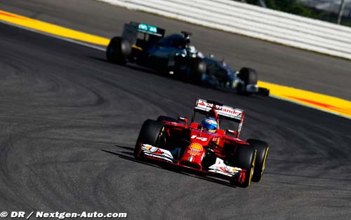 Alonso : Vettel était trop rapide (...)