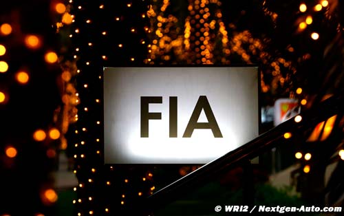 Officiel : La FIA interdit seulement les