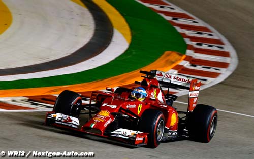 Alonso a le podium en vue, Raikkonen