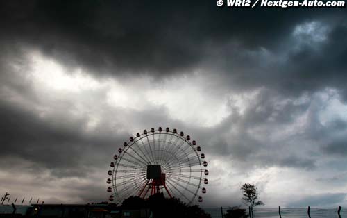 Typhoon threatens Japan GP