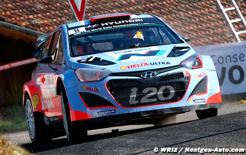 Hyundai continues learning on second day