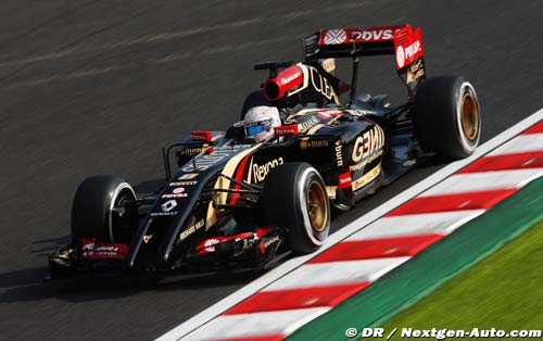 Lotus to keep Grosjean, test 2015 nose