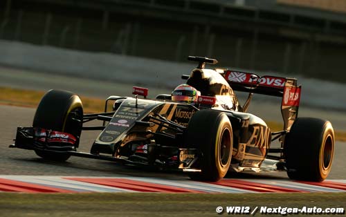 Maldonado : Mercedes devant, Lotus (...)