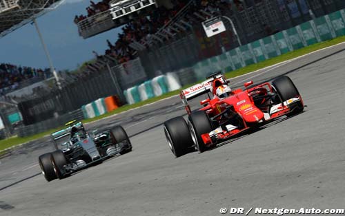 Ferrari : Mercedes a encore la (...)