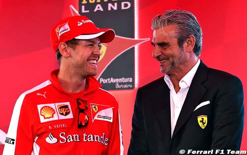 Vettel et Arrivabene confiants pour 2016