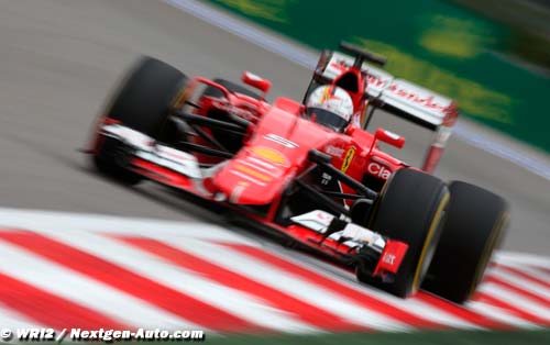 Vettel veut battre Bottas pour le podium