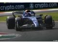 Une Williams F1 moins rapide en lignes droites et plus en virages ?