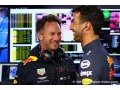 Selon Horner, Ricciardo pourrait avoir eu peur de Verstappen
