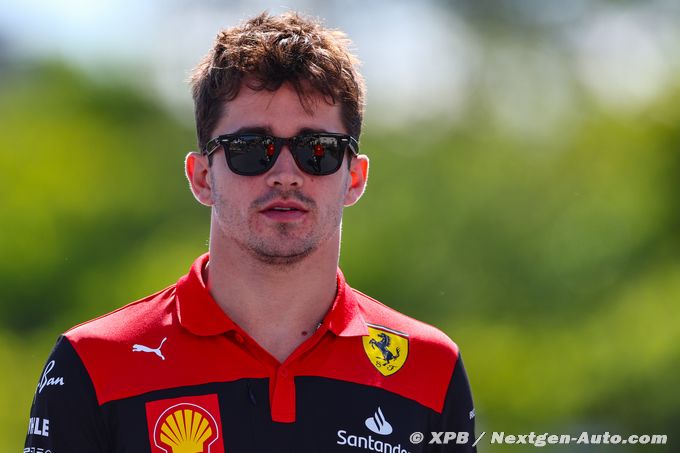 Charles Leclerc is not aiming for anything else