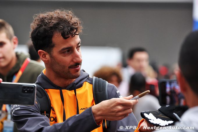 Ricciardo: Being out of an F1 (...)
