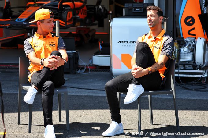 McLaren : Norris essaie d'aider