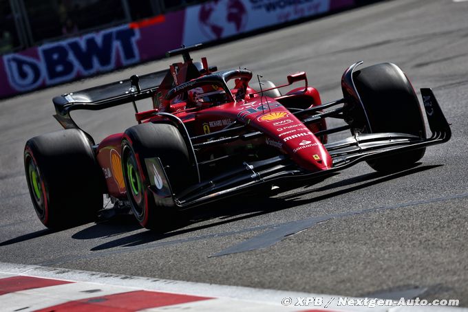 Leclerc fait la pole du GP d'Azerba