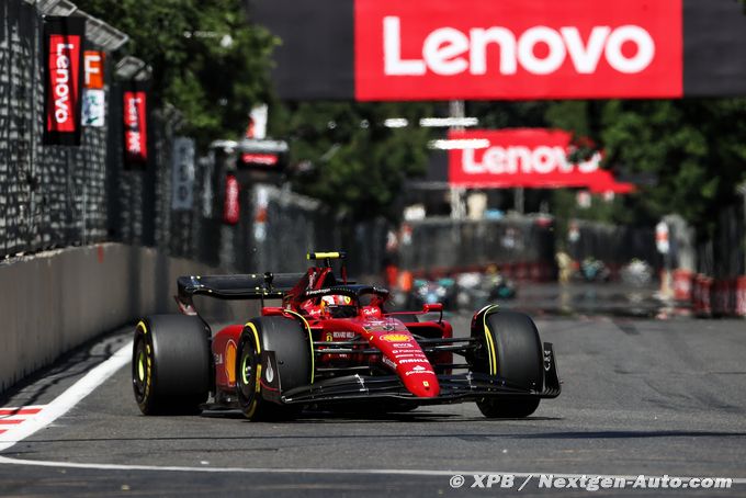 Sainz a été lâché par l'hydraulique