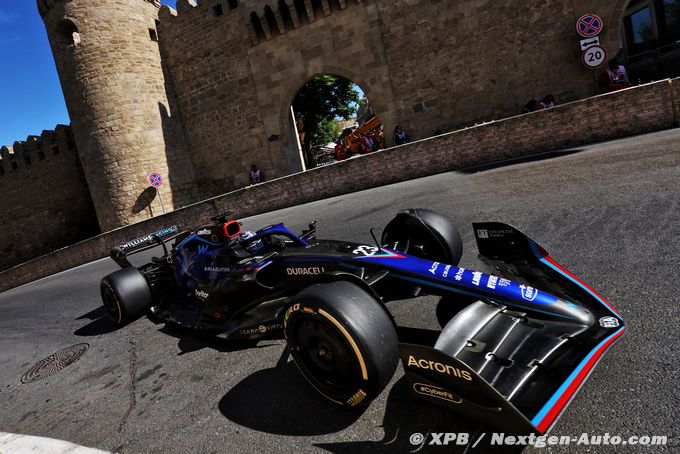 Formula 1 |  La Williams F1 correva a un ritmo mediocre con Albon